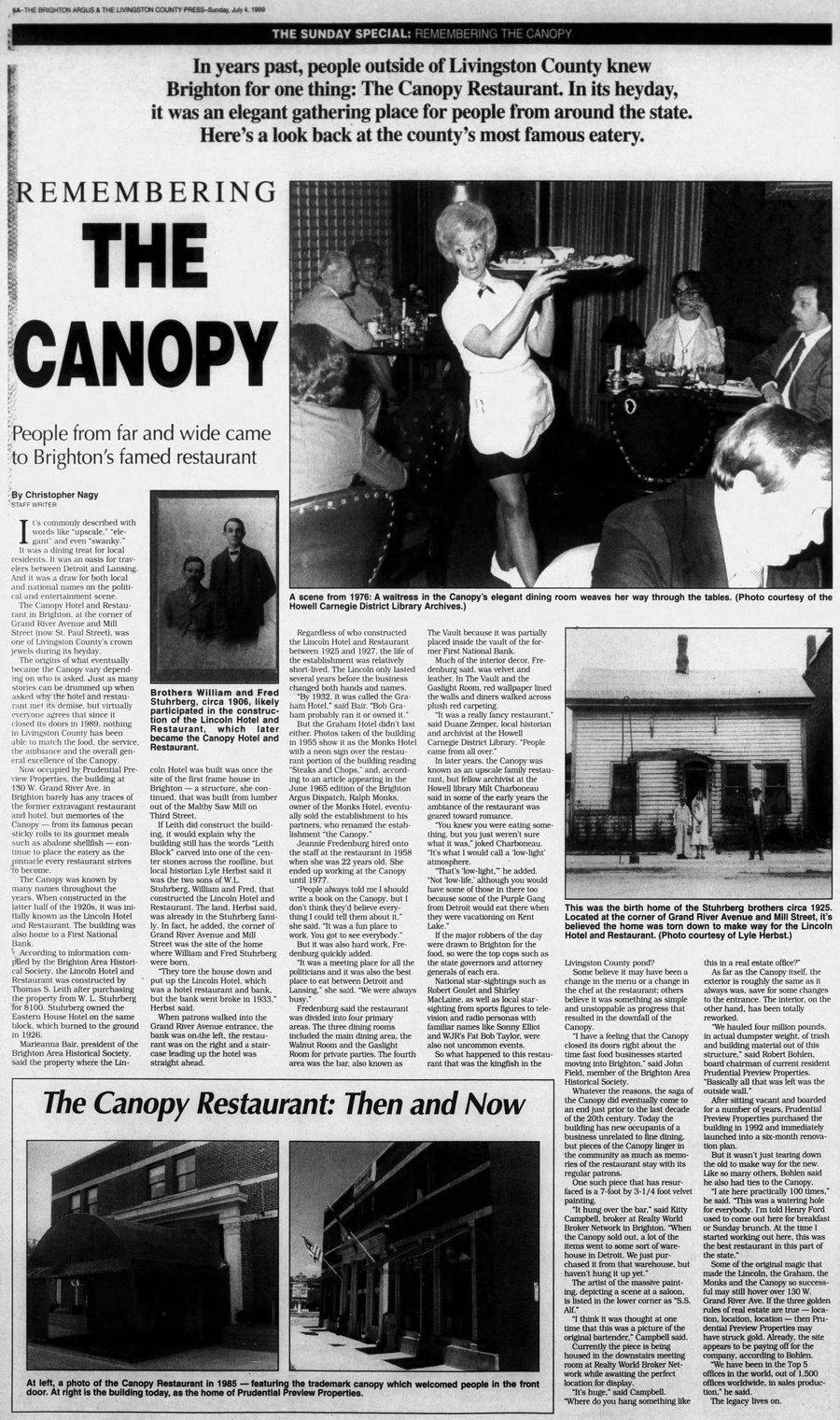 The Canopy - 1999 Article (newer photo)